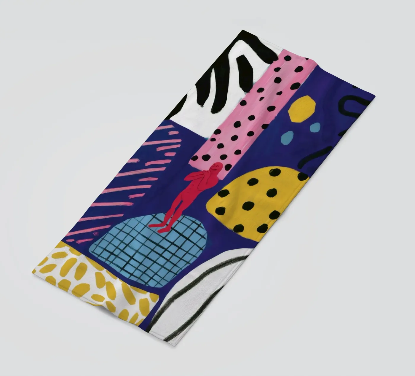 Boho Patchwork Play beach towel by Prism Ritual