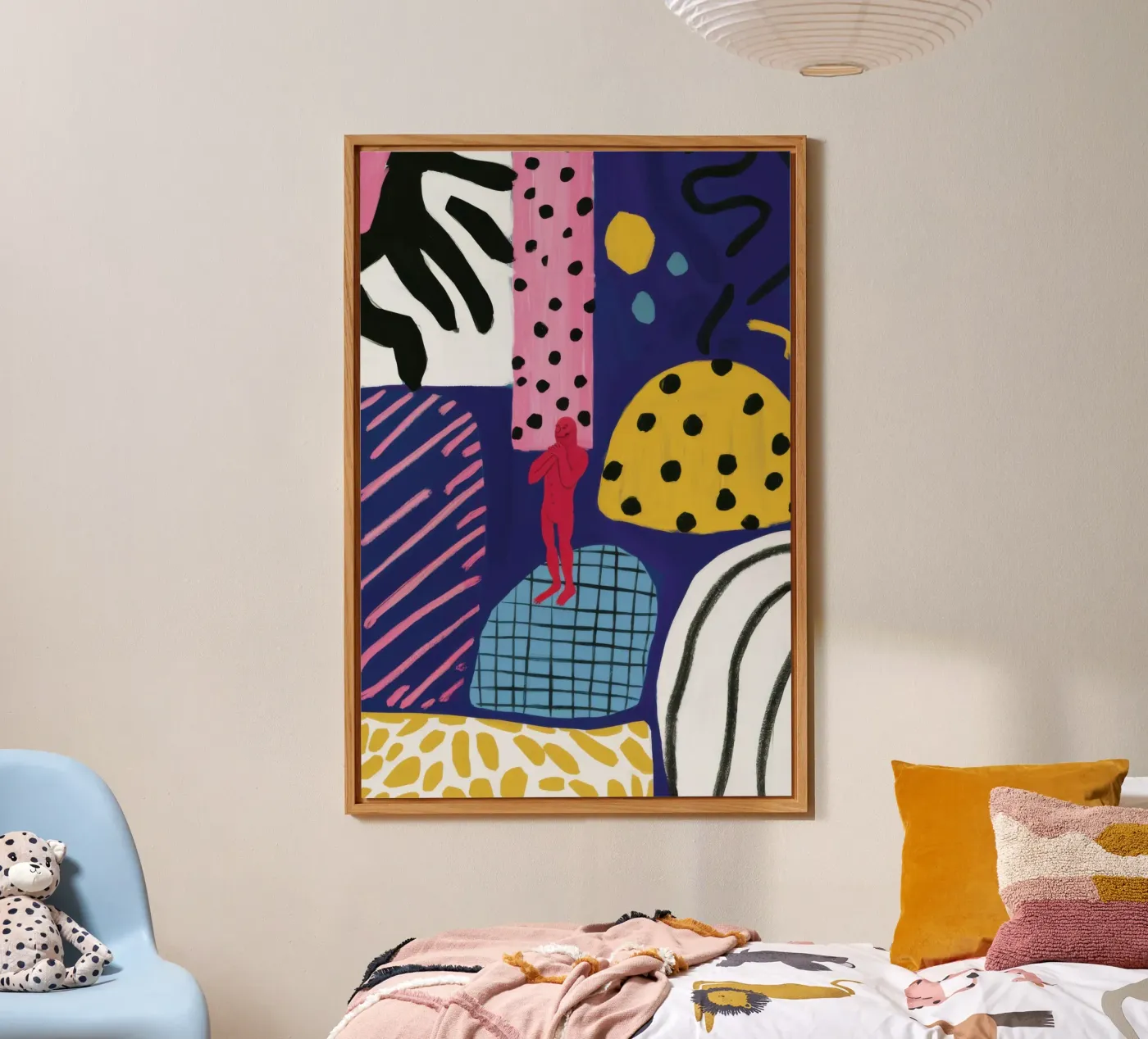 Boho patchwork spel forex-plaat van Prism Ritual