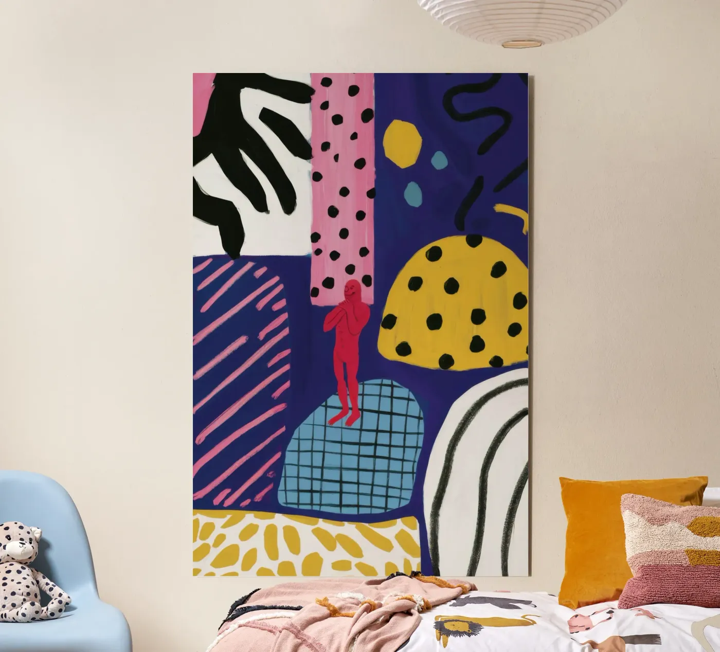 Boho patchwork spel forex-plaat van Prism Ritual