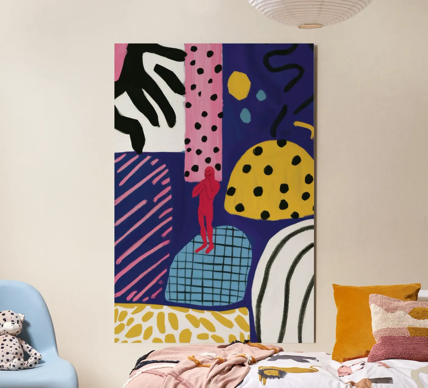 Boho Patchwork Play Forex-Platte von Prism Ritual