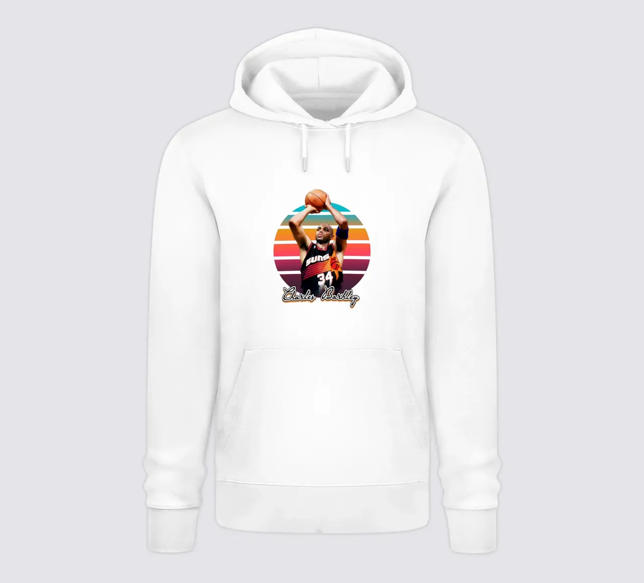 Charles Barkley vintage style felpa con cappuccio da Lembayung art