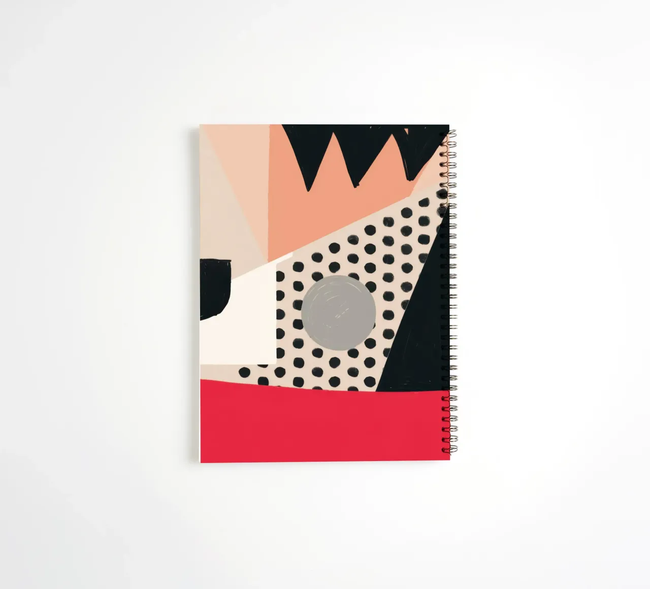 Scontro grafico astratto diario ad anelli da Flock Reverie