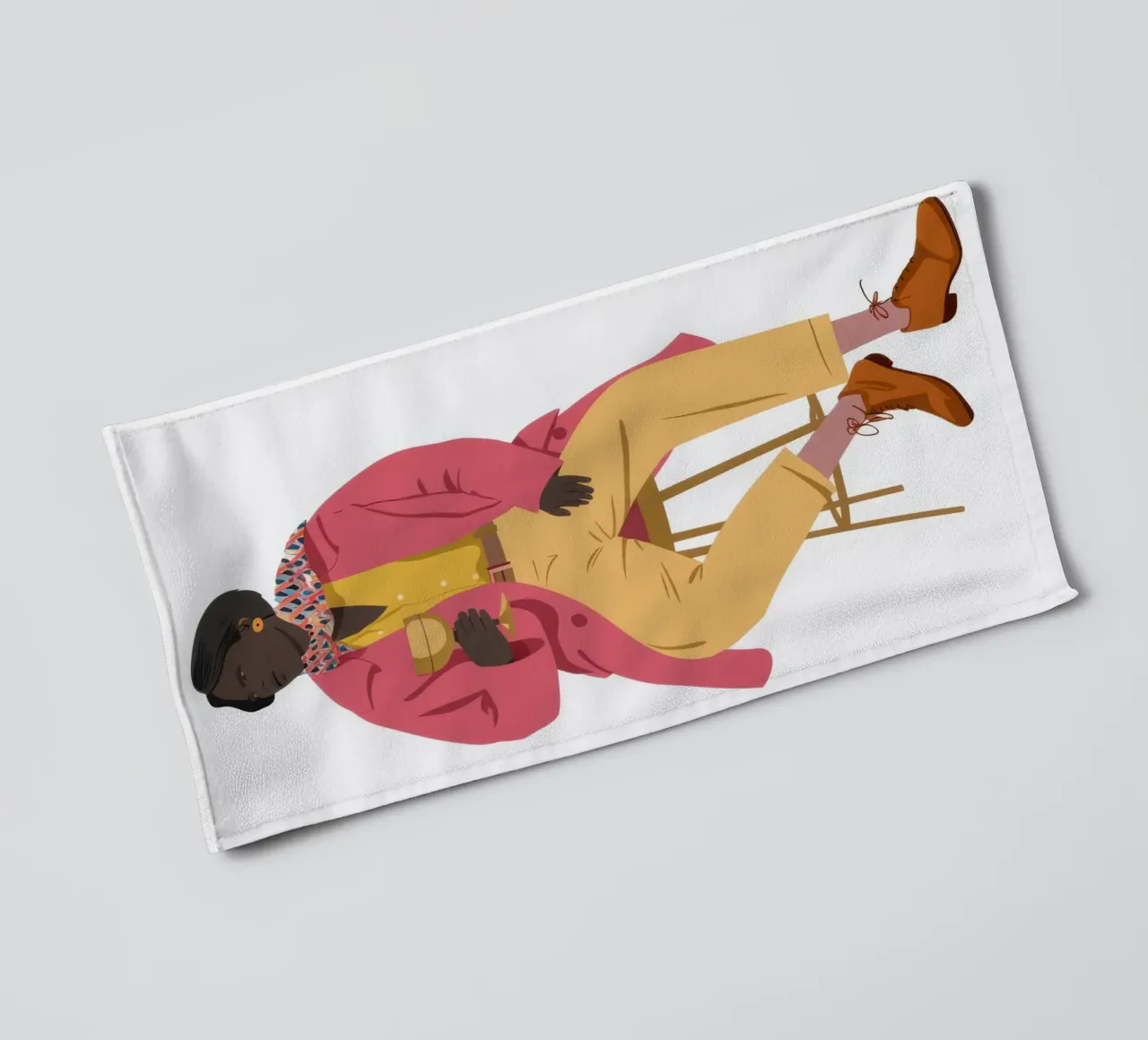 Dapper Thoughtful Poise towel by Prism Ritual