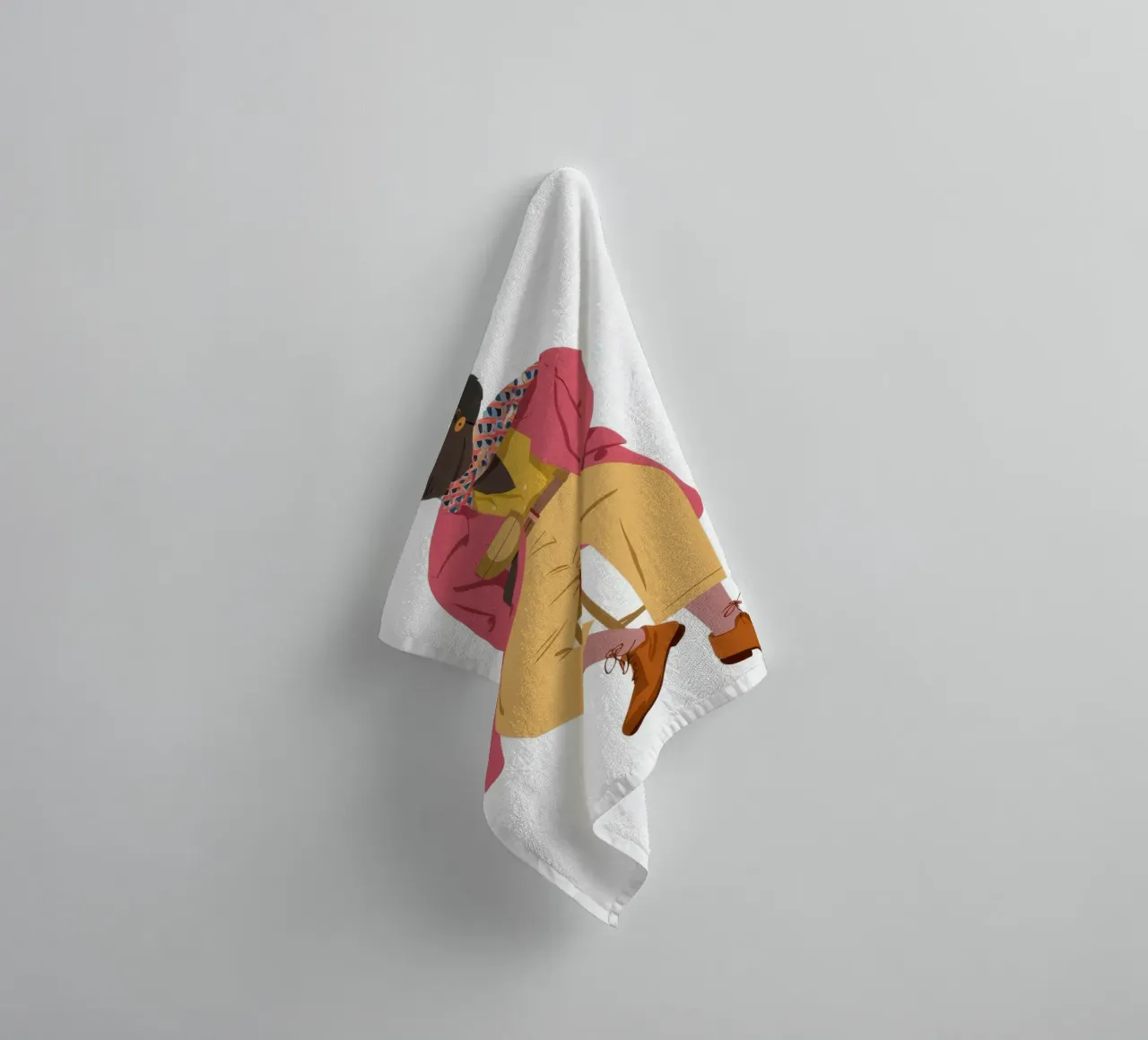 Dapper Thoughtful Poise towel by Prism Ritual