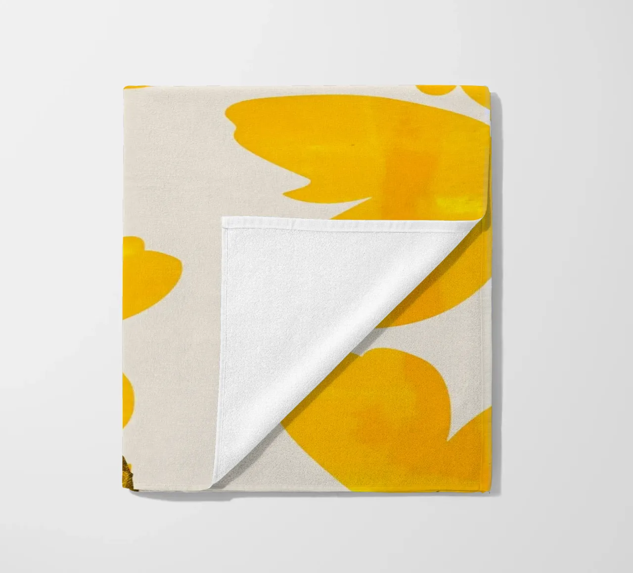 Fiori gialli telo mare da ThingDesign