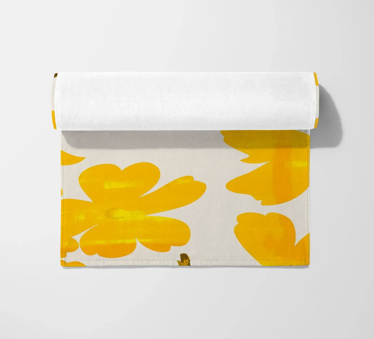 Fiori gialli telo mare da ThingDesign