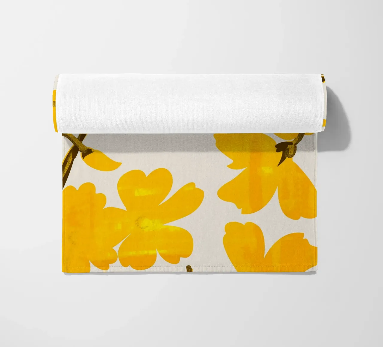 Fiori gialli telo mare da ThingDesign