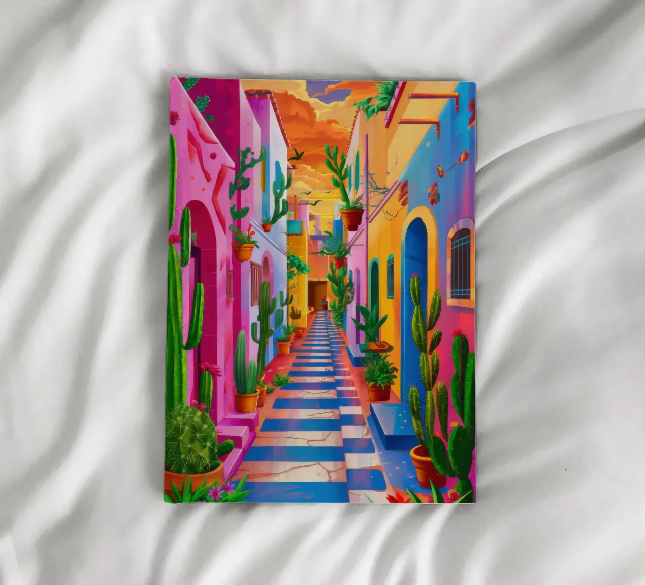 An Alley in Full Bloom notebook by Ink Pulse