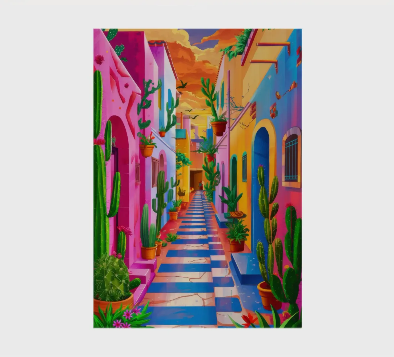 An Alley in Full Bloom notebook by Ink Pulse