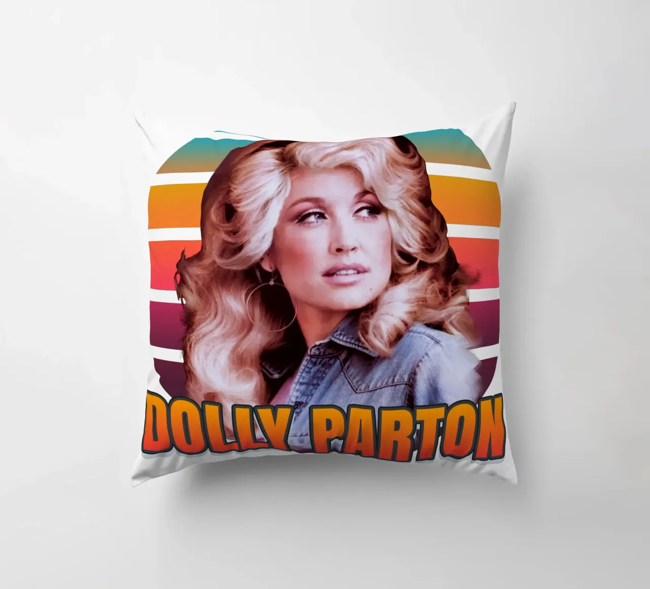 Dolly Parton vintage style cuscino da Lembayung art