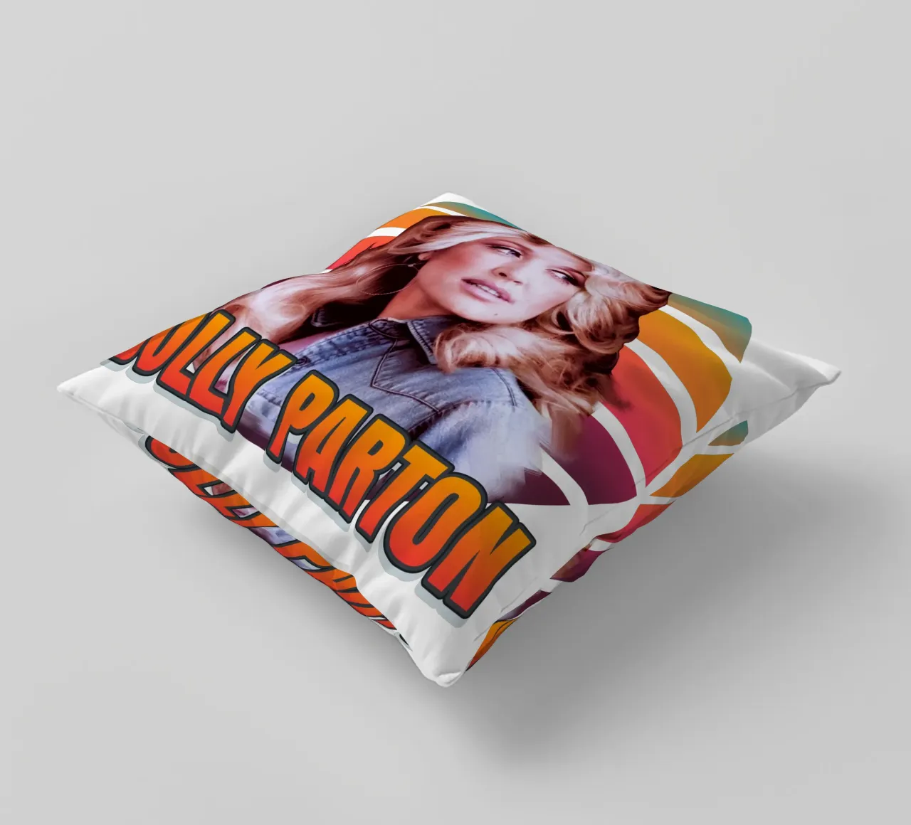 Dolly Parton vintage style cuscino da Lembayung art