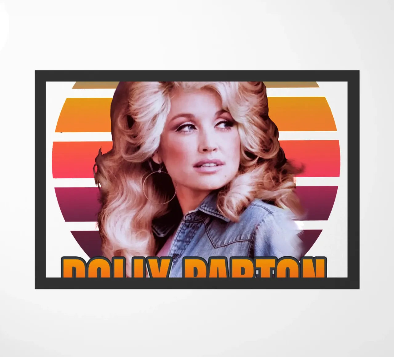 Dolly Parton vintage style zerbino da Lembayung art