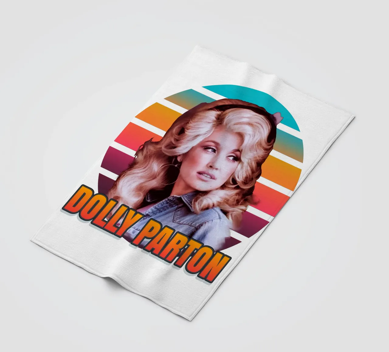 Dolly Parton vintage style coperta in pile da Lembayung art
