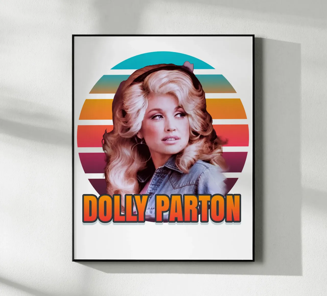 Dolly Parton vintage style plexiglass da Lembayung art