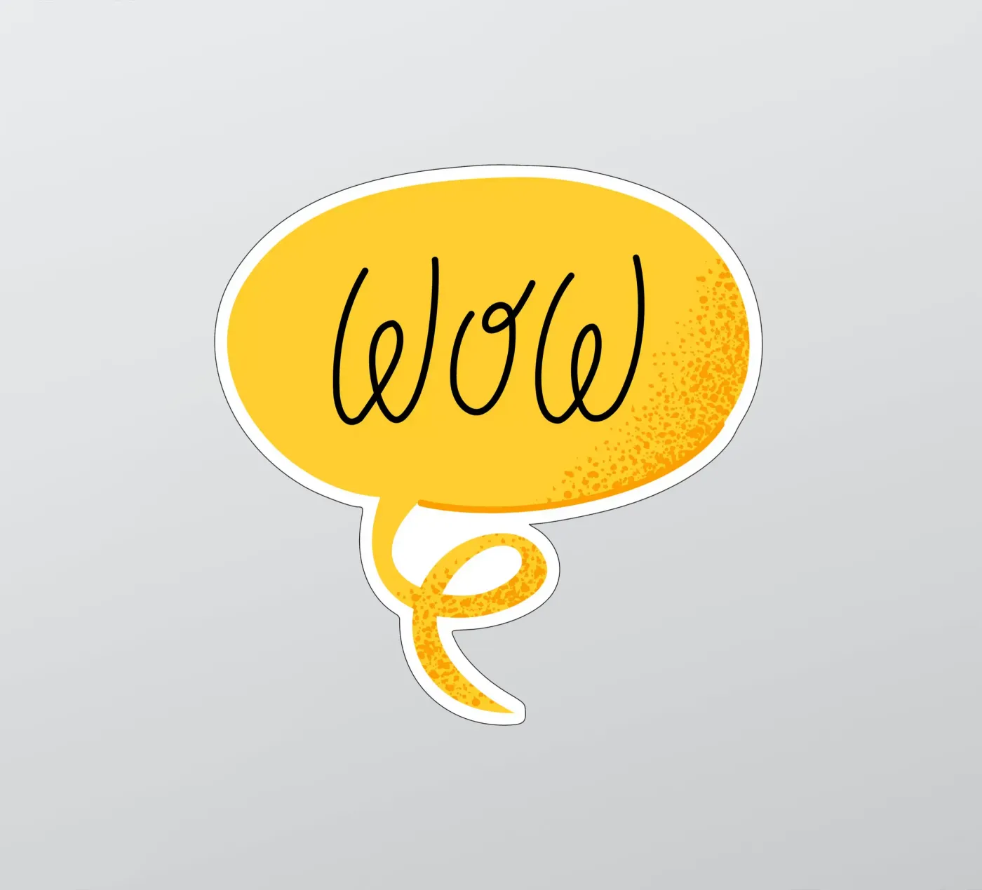 WOW comic adesivo da Sticker King