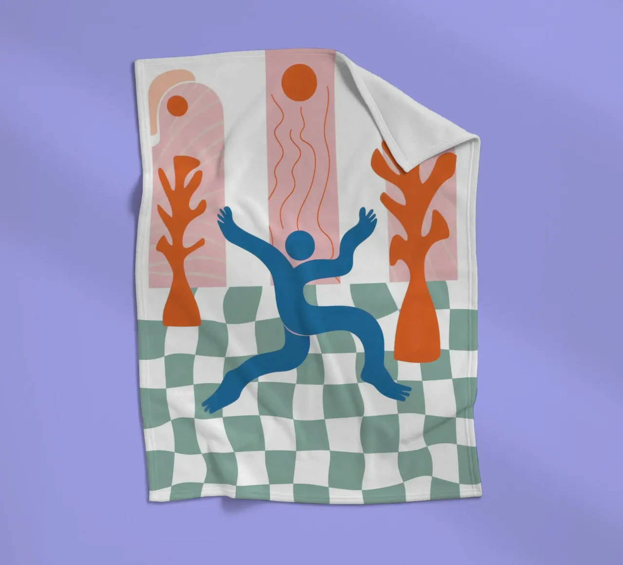 Liberazione del pavimento a scacchi coperta in pile da Prism Ritual