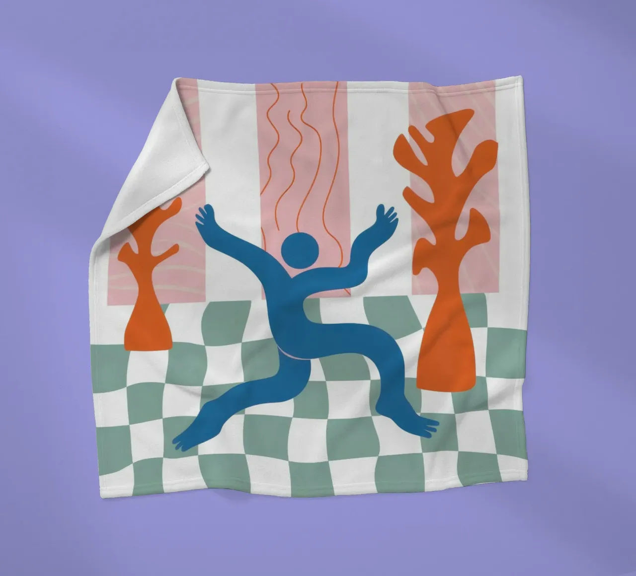Liberazione del pavimento a scacchi coperta in pile da Prism Ritual