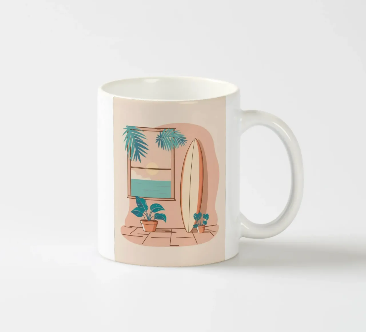 L'arco silenzioso tazza in ceramica da Ink Pulse