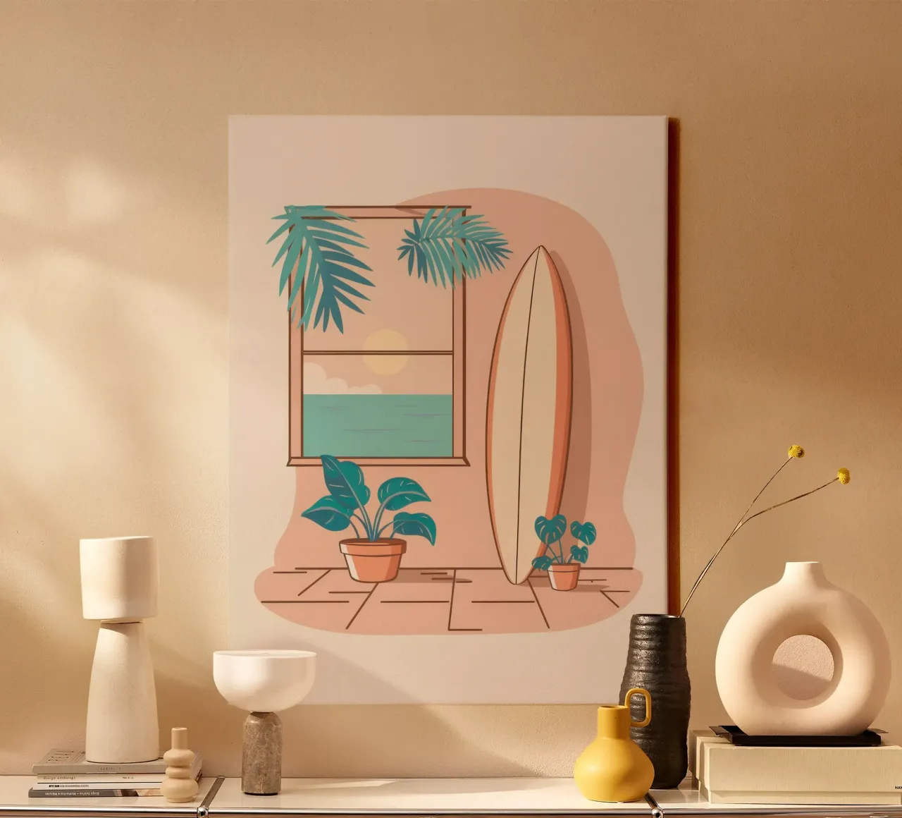 The Quiet Archway canvas by Ink Pulse