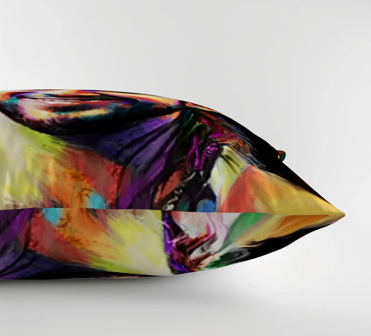 Andre Agassi abstract colorful pop art portrait cuscino da Lembayung art