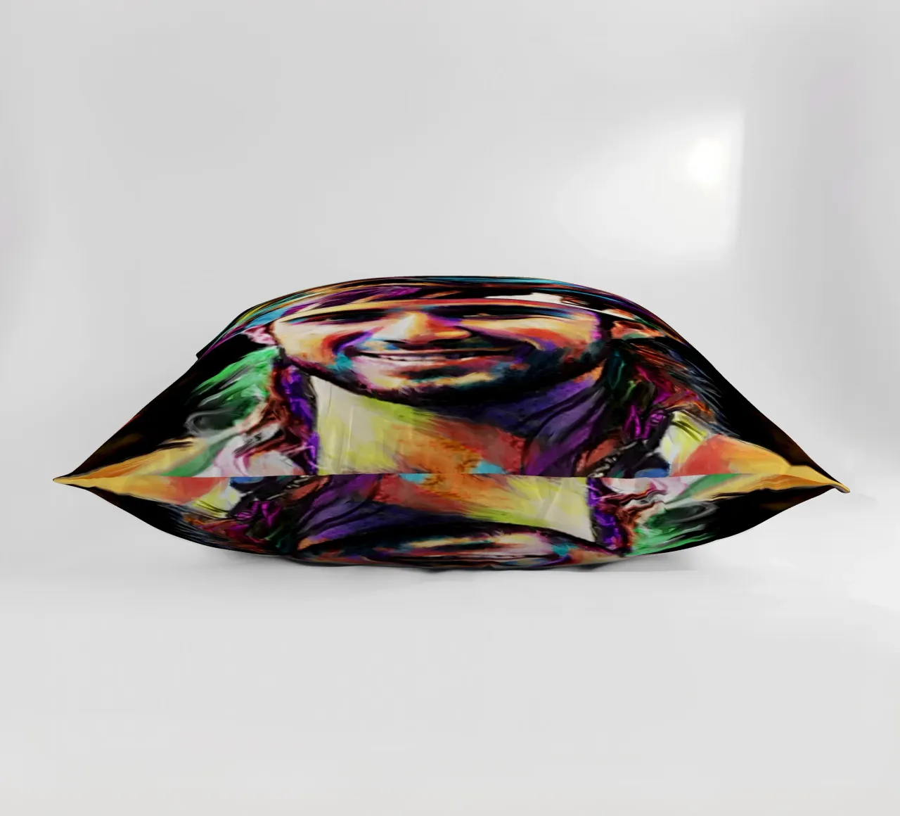 Andre Agassi abstract colorful pop art portrait cuscino da Lembayung art