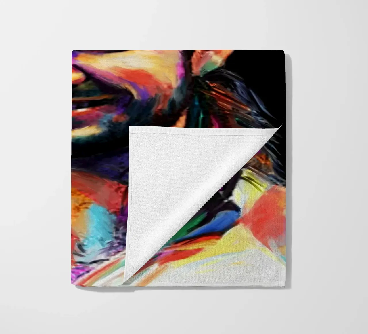 Andre Agassi abstract  colorful pop art portrait telo mare da Lembayung art