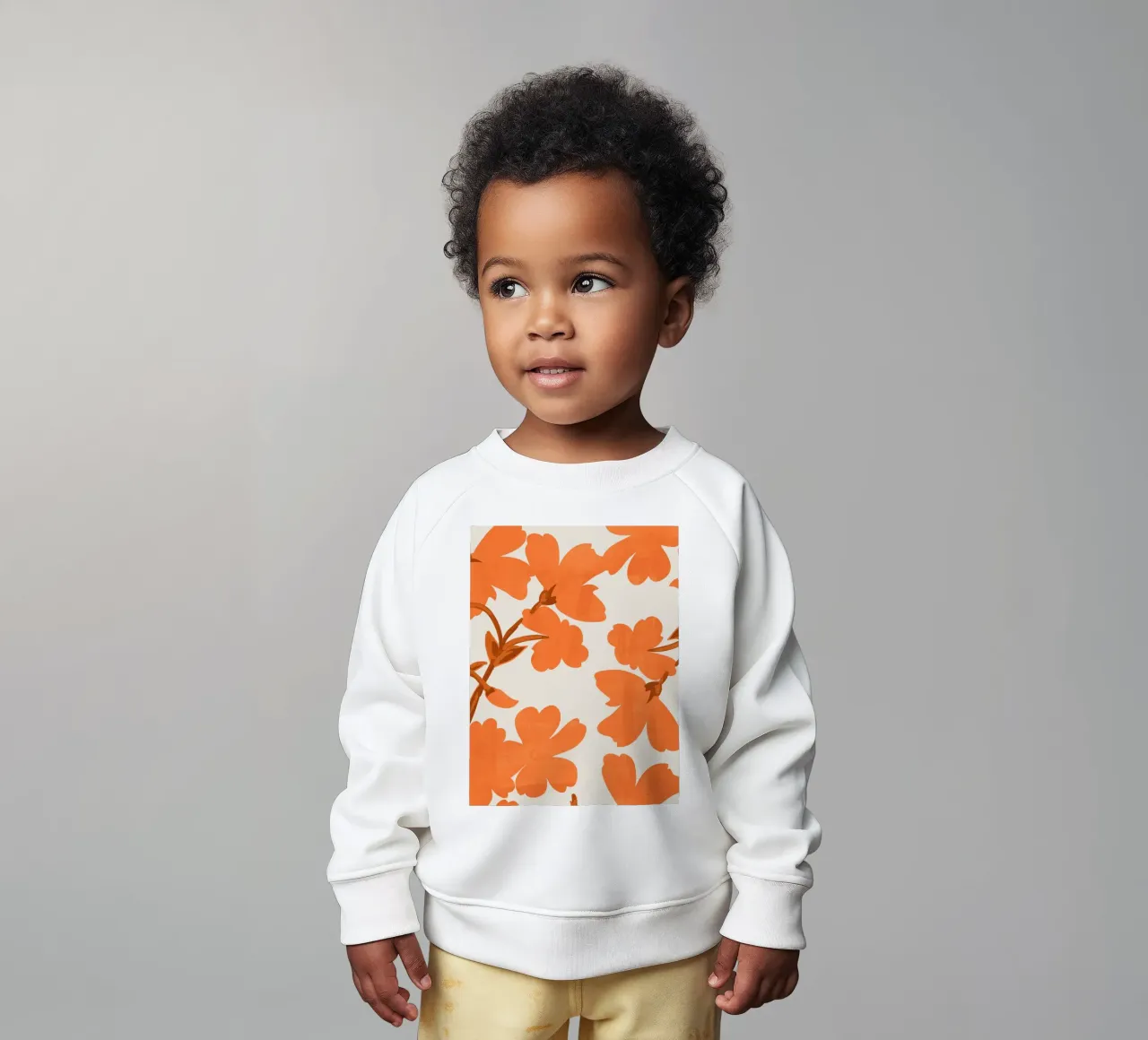 Fiori d'arancio felpa neonato da ThingDesign