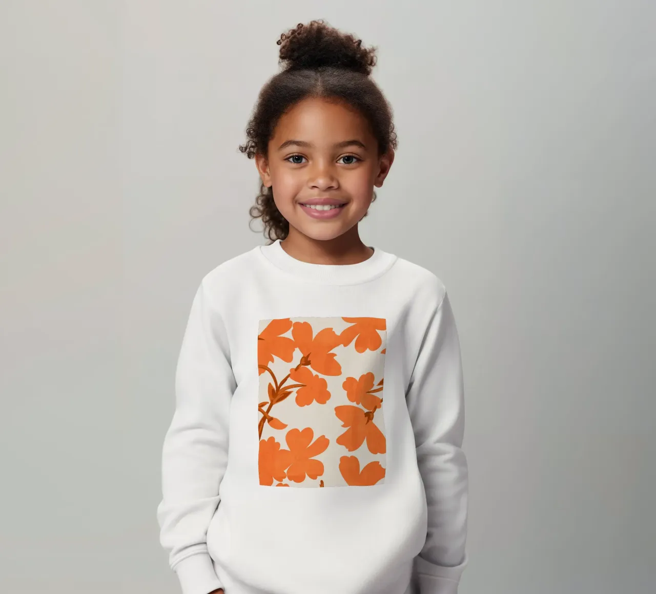 Fiori d'arancio felpa bambino da ThingDesign