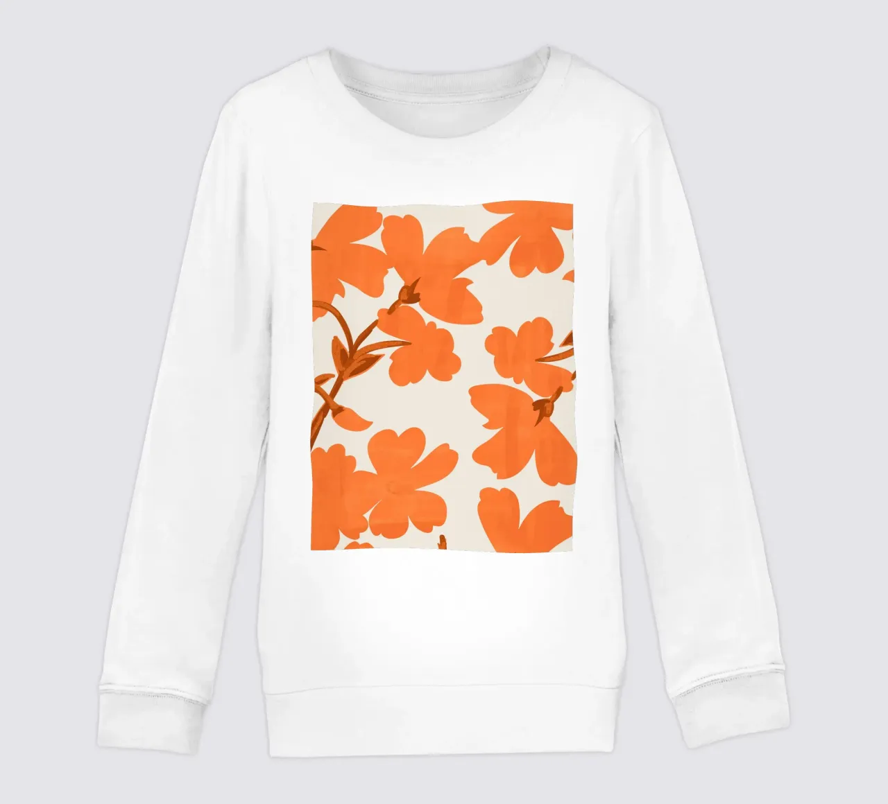 Fiori d'arancio felpa bambino da ThingDesign