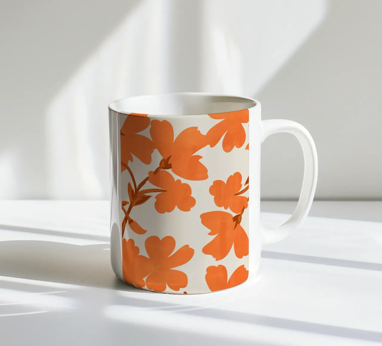 Fiori d'arancio tazza in ceramica da ThingDesign
