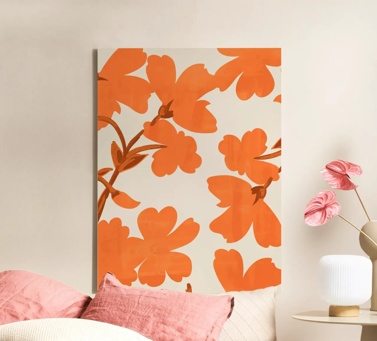 Fiori d'arancio tela con Cornice a cassetta da ThingDesign