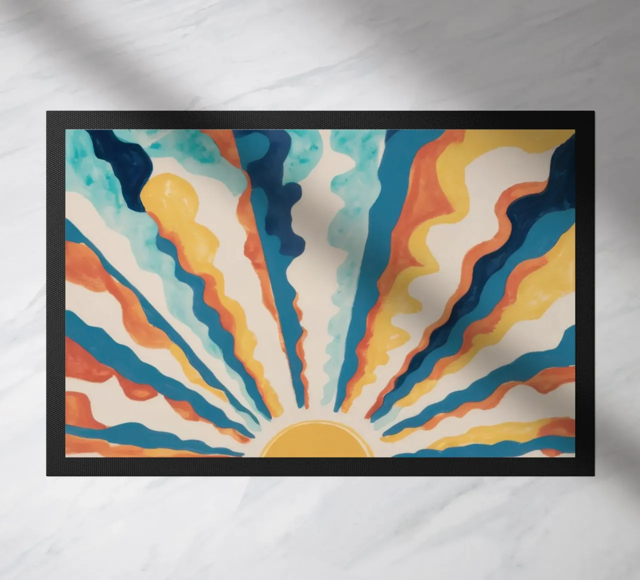 Alba dell'oceano celeste zerbino da Ink Pulse