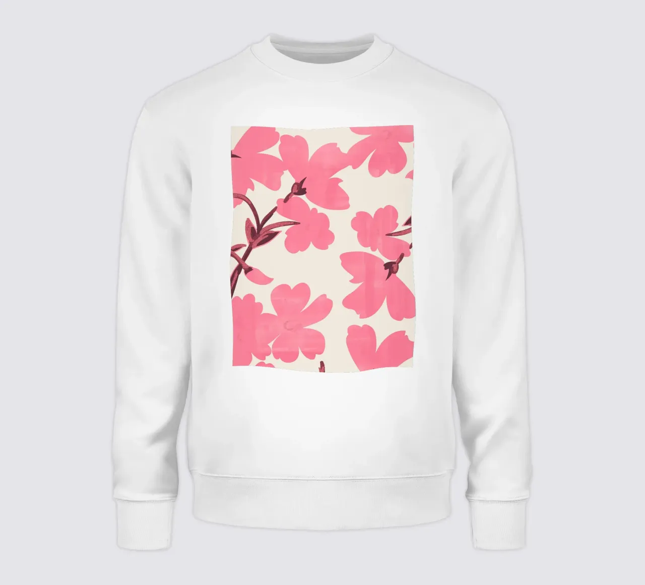 Fiori rosa felpa da ThingDesign