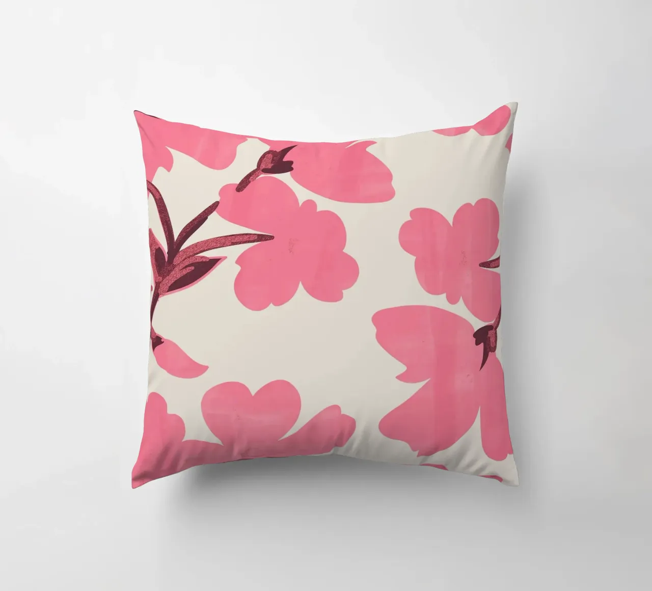 Fiori rosa cuscino da ThingDesign