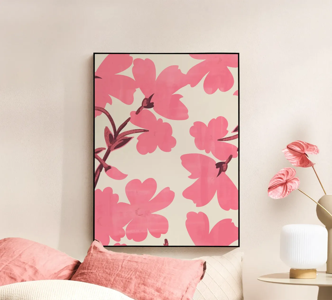 Fiori rosa plexiglass da ThingDesign
