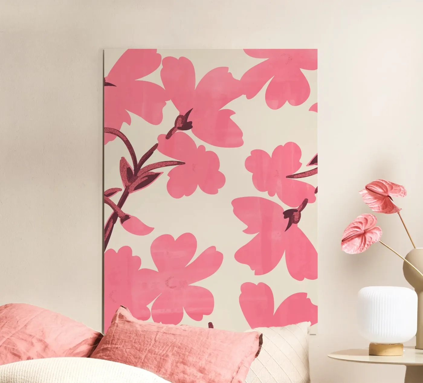 Fiori rosa poster da ThingDesign