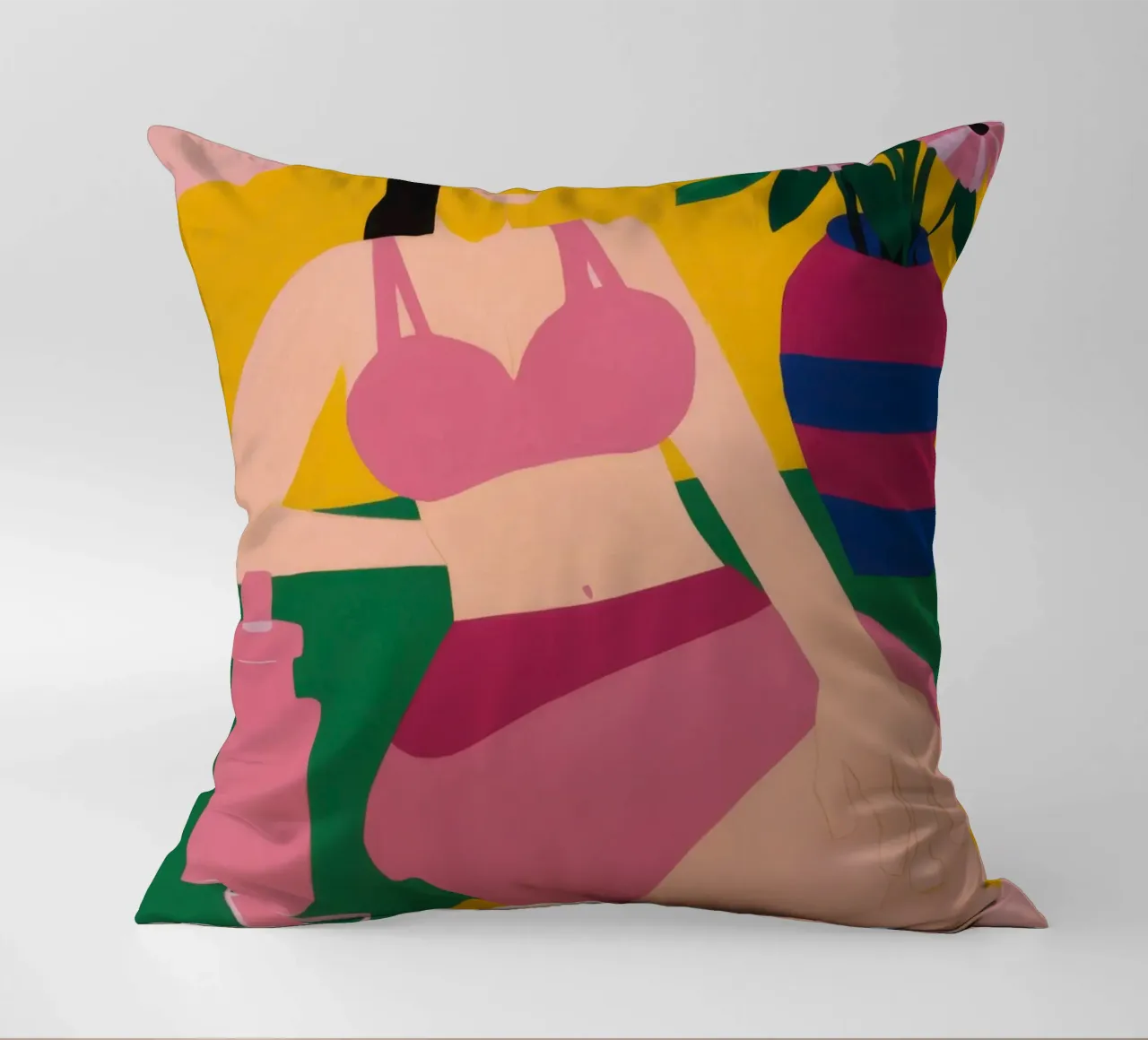 Sdraiarsi in fucsia cuscino da Ink Pulse