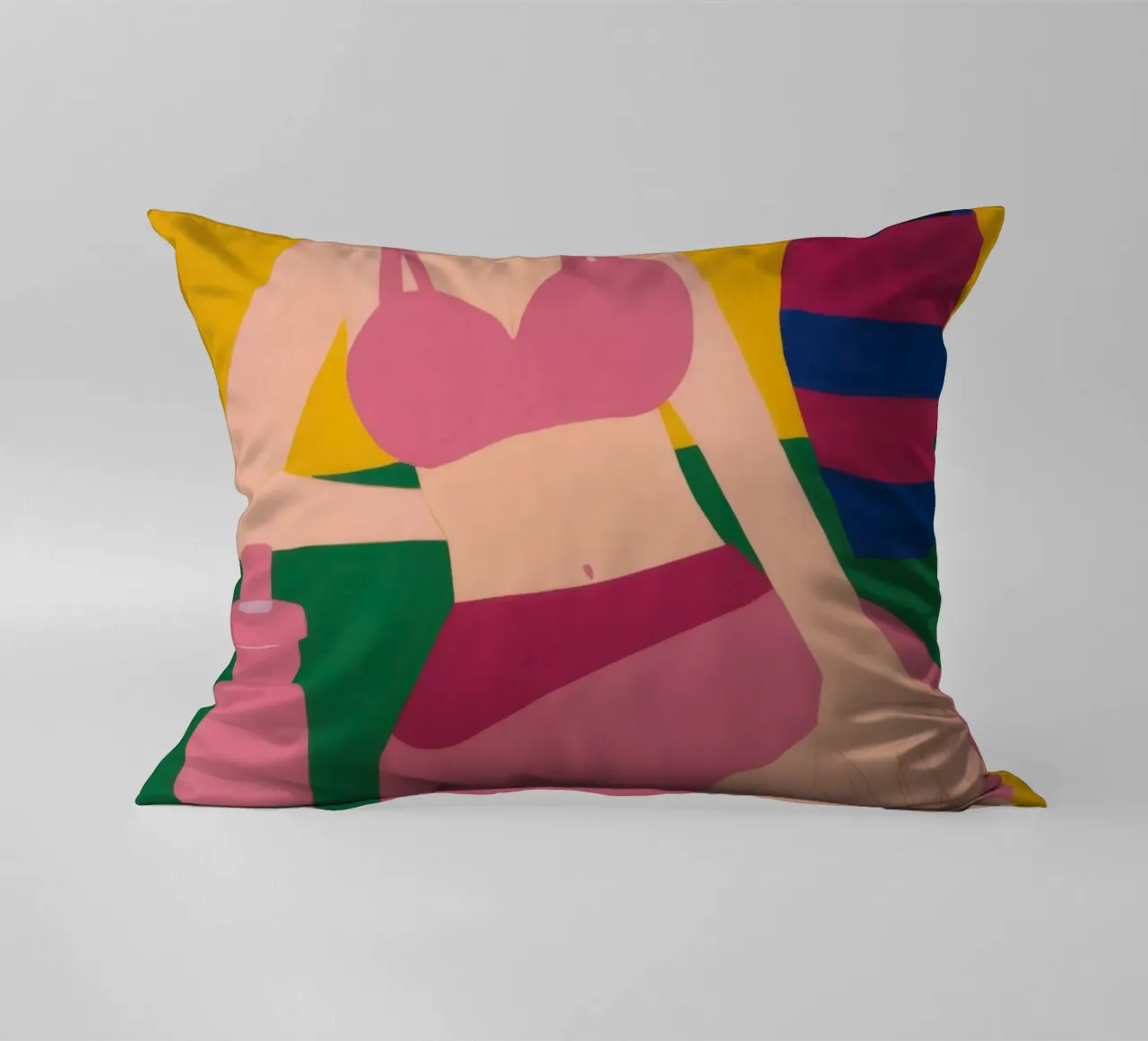 Sdraiarsi in fucsia cuscino da Ink Pulse