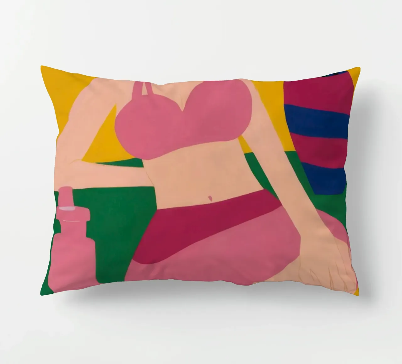 Sdraiarsi in fucsia cuscino da Ink Pulse