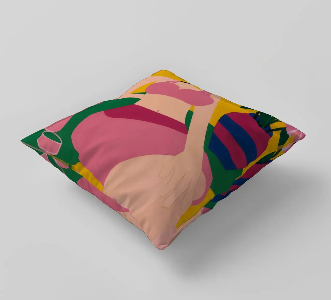 Sdraiarsi in fucsia cuscino da Ink Pulse