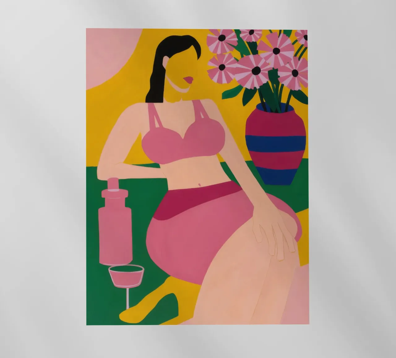 Sdraiarsi in fucsia pellicola backlit da Ink Pulse