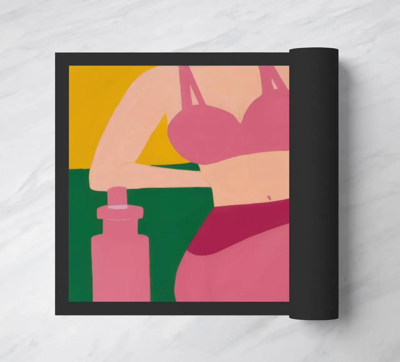 Sdraiarsi in fucsia zerbino da Ink Pulse