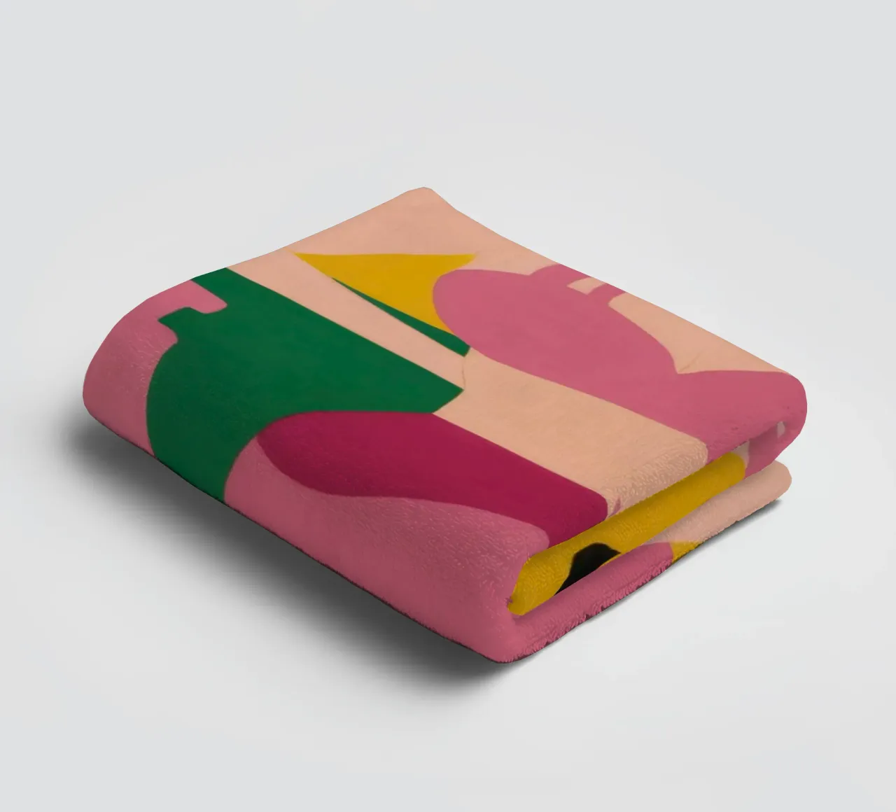 Sdraiarsi in fucsia asciugamano da bagno da Ink Pulse