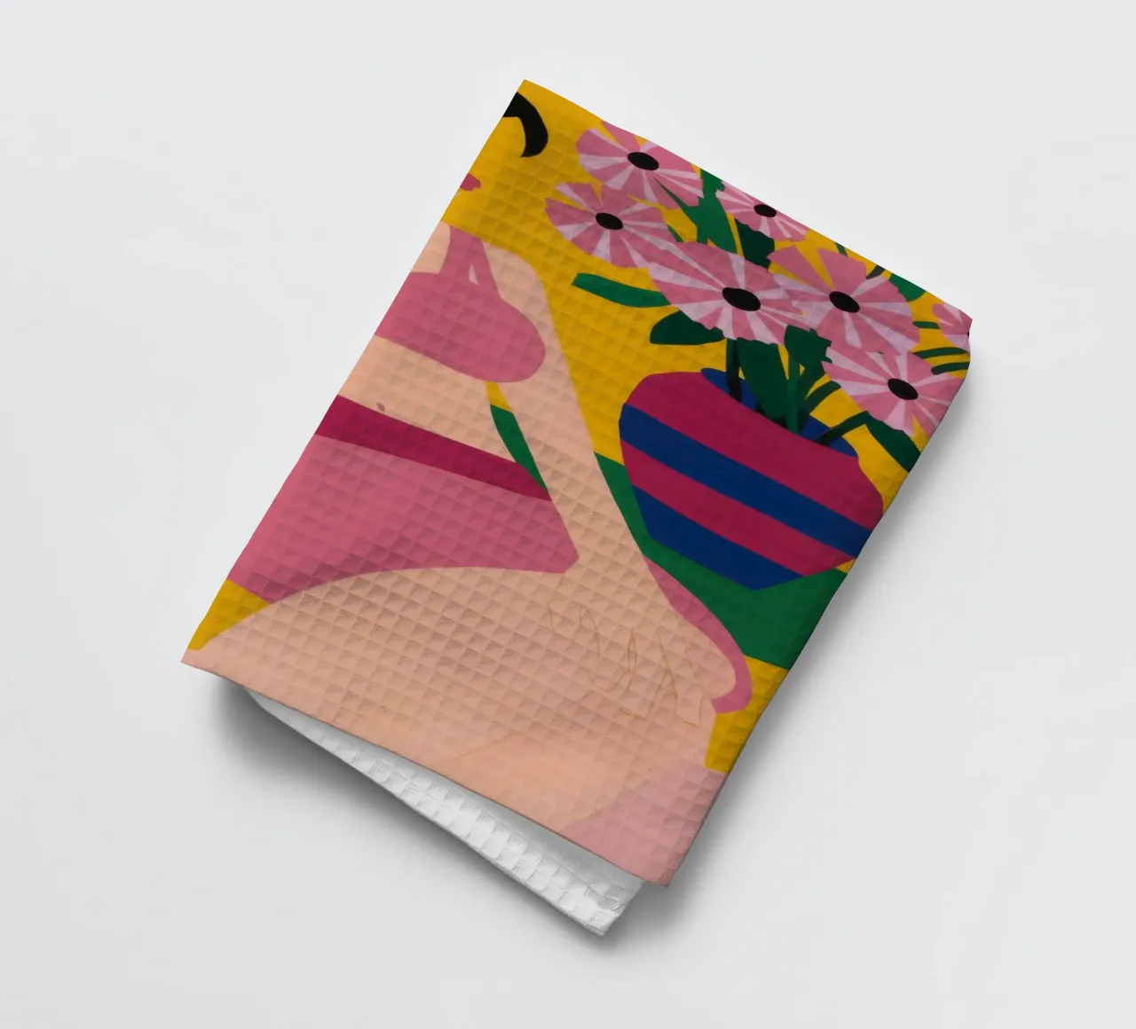 Sdraiarsi in fucsia canovaccio da cucina da Ink Pulse