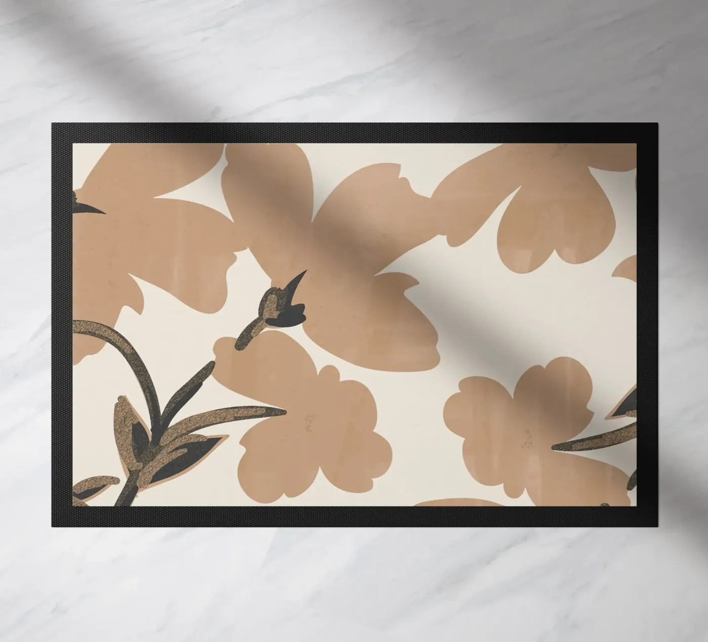 Fiori beige zerbino da ThingDesign