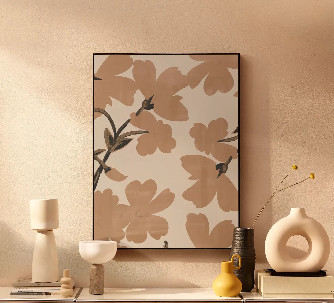Fiori beige plexiglass da ThingDesign
