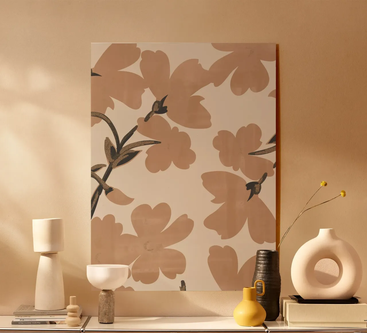 Fiori beige plexiglass da ThingDesign