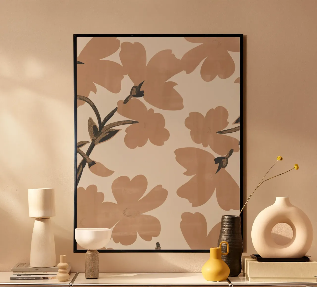 Fiori beige carta hahnemühle da ThingDesign