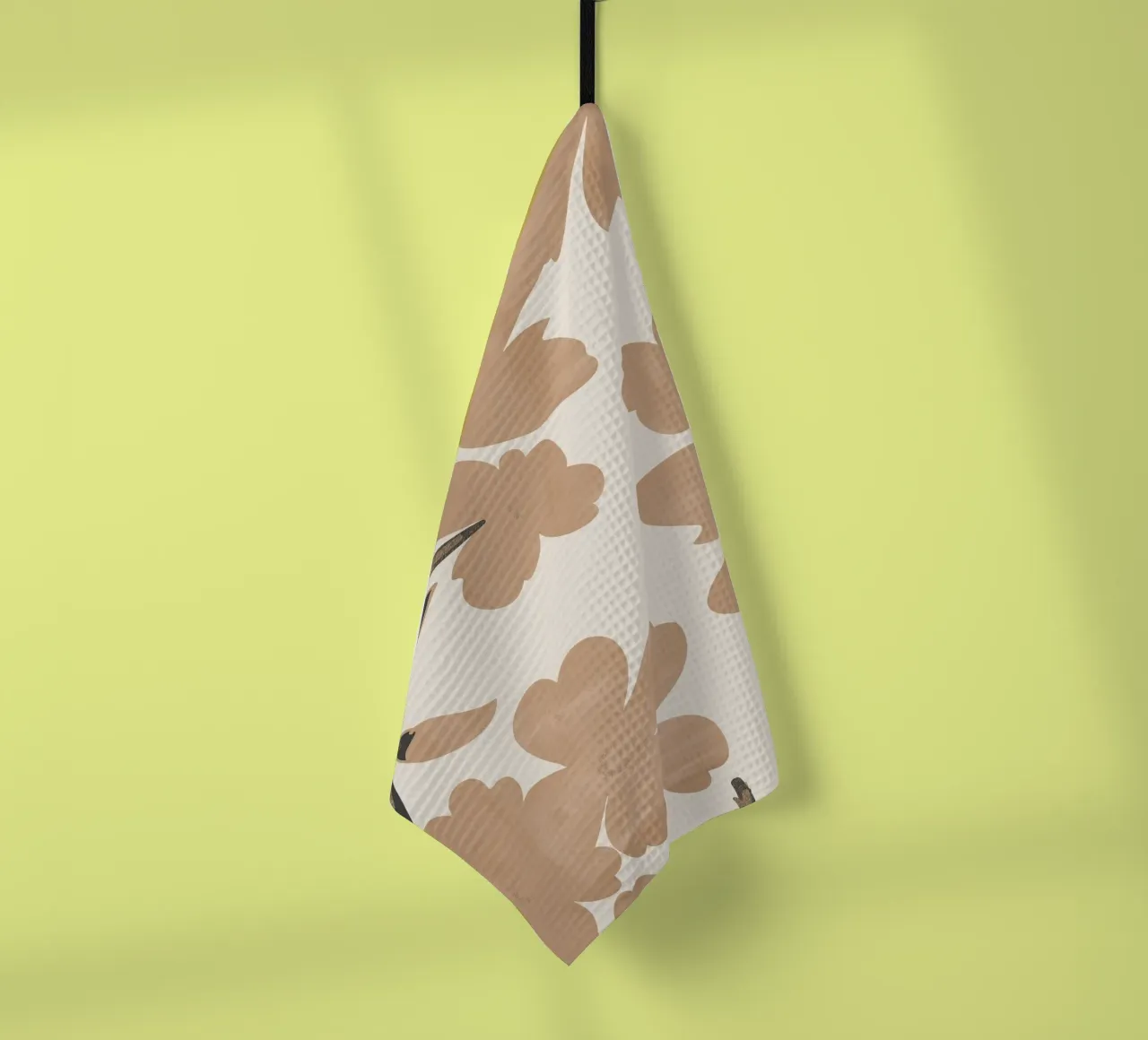 Fiori beige canovaccio da cucina da ThingDesign