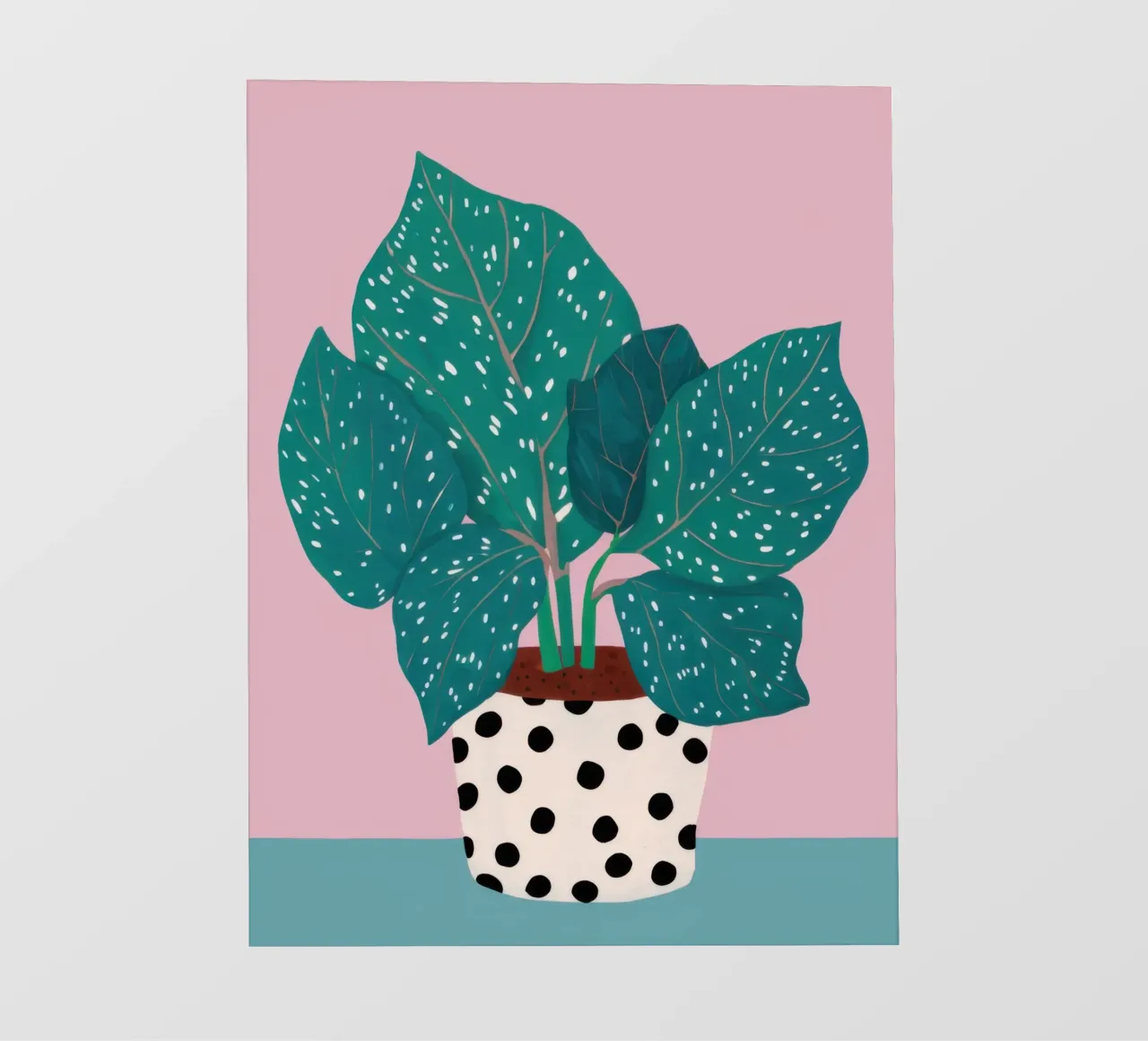 Pianta a pois telo in pvc da Flock Reverie